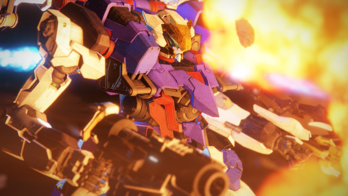 KinnikuKarlu's tweet photo. Photo mode kinda rules #ArmouredCore https://t.co/qoHLIbcwgR