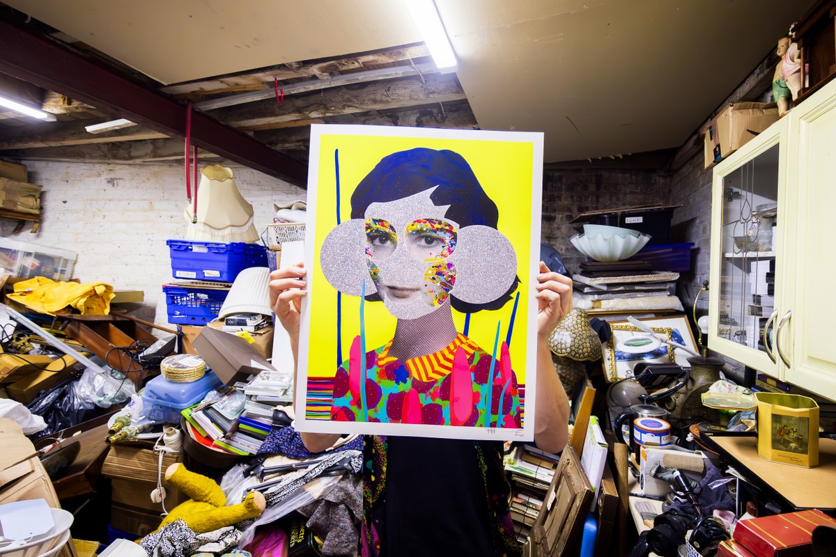 avant_arte's tweet photo. What would you swap for a @paul_insect print? 🔄 
 
Paul Insect has created a unique limited version of our upcoming ‘Super Glow’ print to give away. Through Paul's Swap Shop initiative you have a chance to get one of the 8 prints for free, in exchange for swapping an item with Paul.

Read the rules and then leave a picture of your Swap Shop entry below. Winners will be selected and contacted on 4th September.