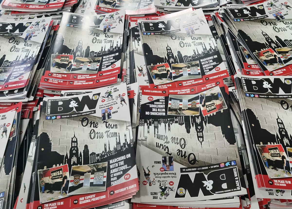 👀 Issue 117 of <a href="/saintmirrenfc/">St Mirren FC</a> own magazine is out now!!! Subscribe now and get a FREE magazine Prize draw in every issue