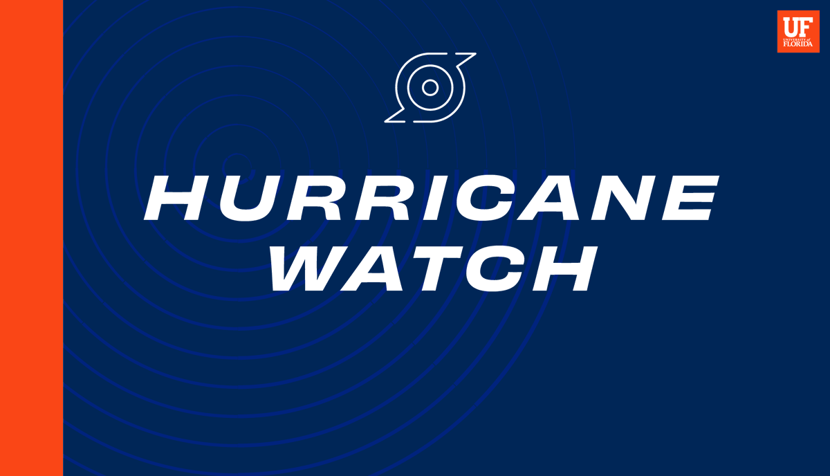 FLORIDA (@uf) on Twitter photo Tropical Storm #Idalia has strengthened and a Hurricane Watch is now in place for <a href="/GainesvilleGov/">City of Gainesville</a>.
To prepare: Build an emergency kit, download <a href="/UFPublicSafety/">UF Public Safety</a>'s GatorSafe app, update your <a href="/UFAlert/">UF Alert</a> contact info at one.uf, and continue checking ufl.edu. Tropical Storm #Idalia has strengthened and a Hurricane Watch is now in place for <a href="/GainesvilleGov/">City of Gainesville</a>.
To prepare: Build an emergency kit, download <a href="/UFPublicSafety/">UF Public Safety</a>'s GatorSafe app, update your <a href="/UFAlert/">UF Alert</a> contact info at one.uf, and continue checking ufl.edu.
