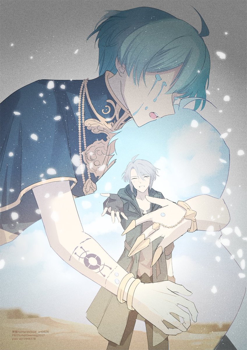 cloud_art0926's tweet photo. リベアル
「選択」
リーベルとアルムがそれぞれ守りたいと思う世界
(希望有一天我有能力畫完...)
#ダンマカ https://t.co/Milioy4c0Q