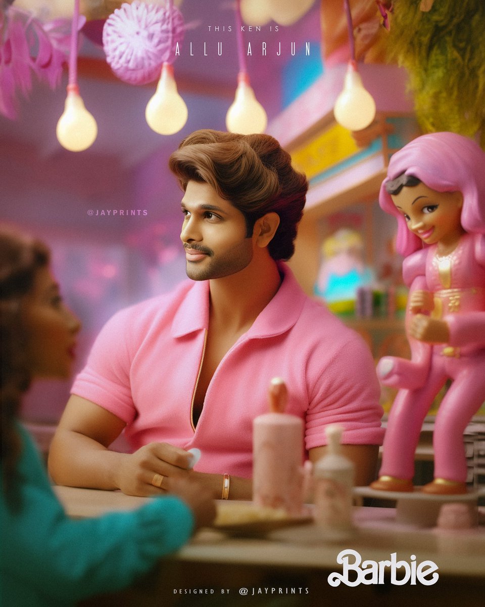 Telugu cinema meets Barbie's world! Presenting our actors as Ken. 🎬✨ Designed by @jayprints_ #WhatIf #KenInTollywood #TeluguCinema #Tollywood #prabhas #AlluArjun #Barbie #MaheshBabu #RamCharan𓃵 #Chiranjeevi