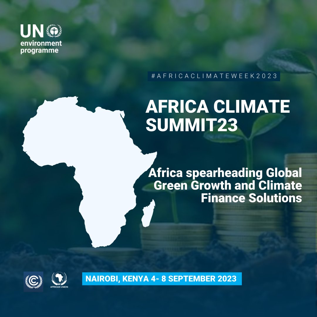 UNEP_Africa's tweet image. 🌍Africa takes the lead in driving worldwide green growth &amp;amp; climate finance solutions! 

Join us at Africa Climate Week to be part of the sustainable revolution. Together, let's make a difference! tinyurl.com/mr28tn83
 #AfricaClimateWeek2023