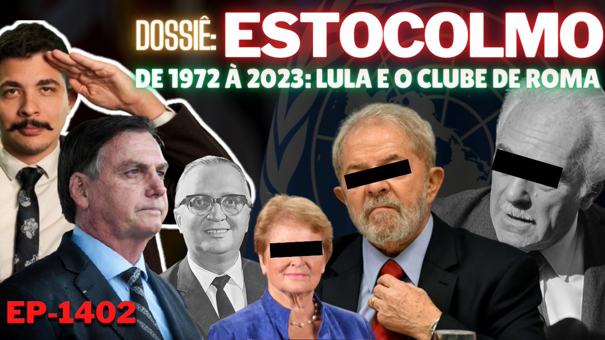 Não sou de pedir, mas esse vídeo em especial peço o compartilhamento de vocês.

Dossiê: ESTOCOLMO - Lula e o Clube de Roma. De 1972 à 2023 CONTRA a Soberania, Mas Com ESG.

youtu.be/iupGk5hqrQA