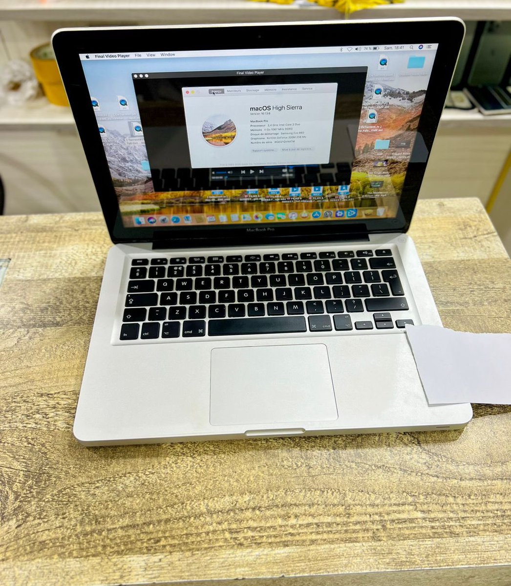 PassiTronics's tweet photo. MacBook Pro 2010  128/4gb  
Ecran 13’3
 2.4 GHz Dual core  

Prix : 65.000 Fcfa
📞 691.249.704 
Facture + Garantie 
Douala

Une seule pièce en stock😏 https://t.co/HOHXnywCQ9