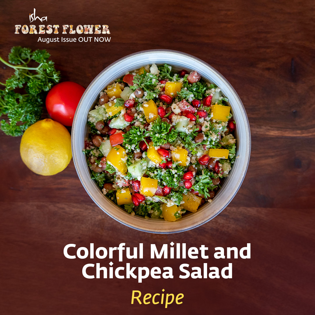 ishafoundation's tweet photo. Embark on a taste adventure with a wholesome mix of veggies, protein-packed legumes, and flavorful herbs.

Get the recipe in the August 2023 edition of Isha Forest Flower:
https://t.co/OXa8t3QWdU https://t.co/RQwiVgy4L3