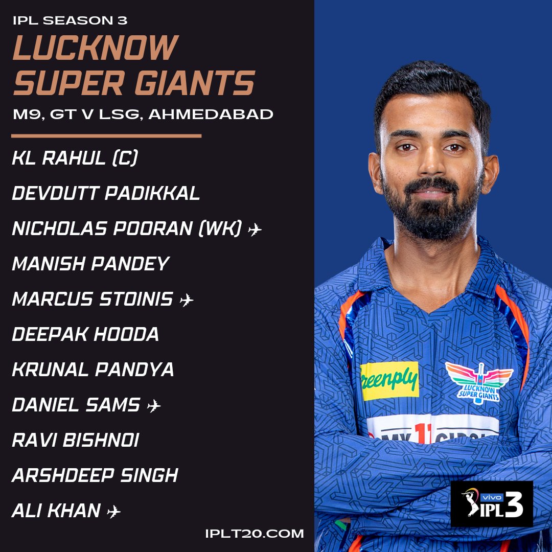 IPL_India_T20's tweet photo. Quinton de Kock isn't available for today's match as we are eager to see HARDIK-KRUNAL duel.

#GazabAndaz #GTvLSG https://t.co/5F6bToVGiz