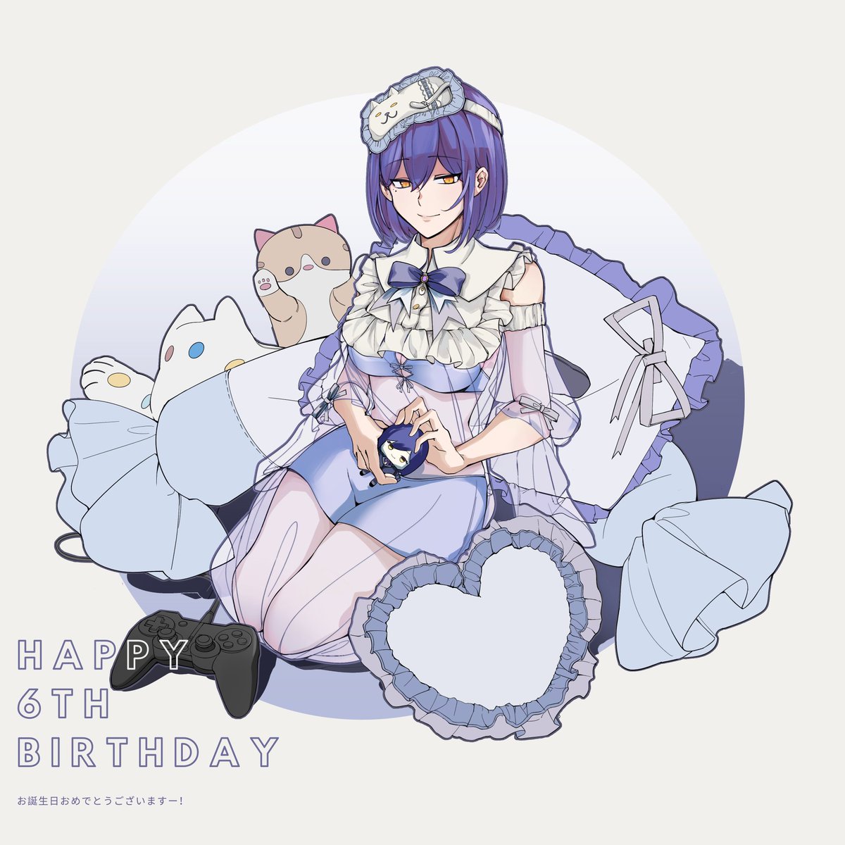 NarT66168573's tweet photo. お誕生日おめでとうございますー！2019年の高校の時から見てきたけど、気づけばもう来年大学を卒業するんだね！来年も凛先輩の配信を楽しく観ることを願っています！ハッピバースディー💜
 #凛Art https://t.co/00ox4h7b7Z