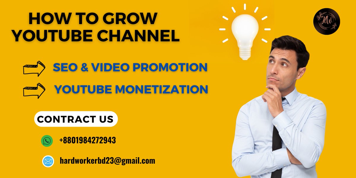 hardworkerbd's tweet image. "🚀 Ready to skyrocket your YouTube channel? 🎥 Discover the secrets to success with our guide on how to grow your YouTube channel! 📈🔥 Get tips, tricks, and insights to boost your content. #YouTubeGrowth #ContentCreators #YouTubeSuccess"