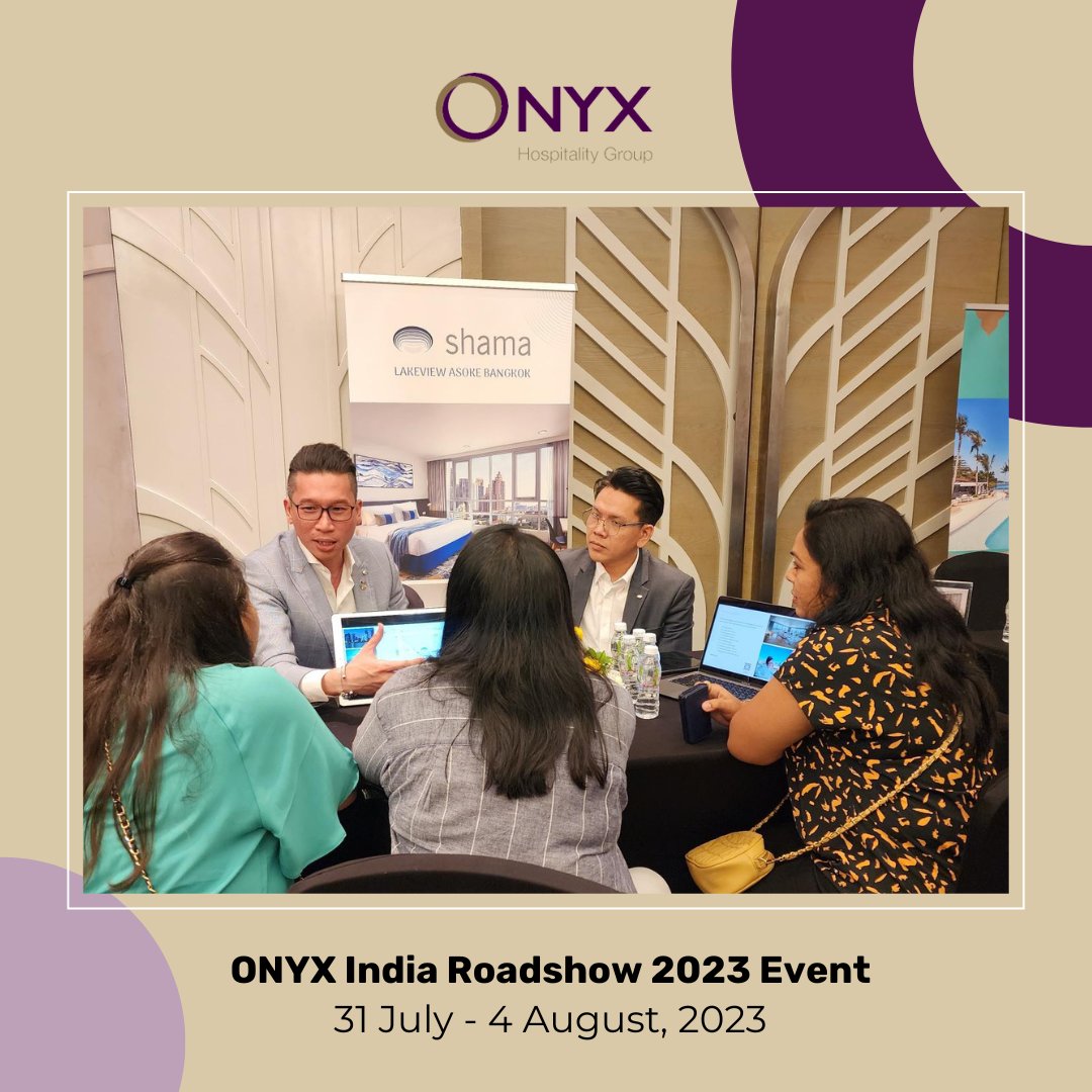 ONYXprteam's tweet photo. Our 300 esteemed Trade Partners made this journey truly remarkable, forging invaluable connections. 

Highlight: Bespoke B2B engagements with our 12 distinguished Hotels across Thailand, Malaysia &amp; Maldives. https://t.co/kHCeuYT8RK