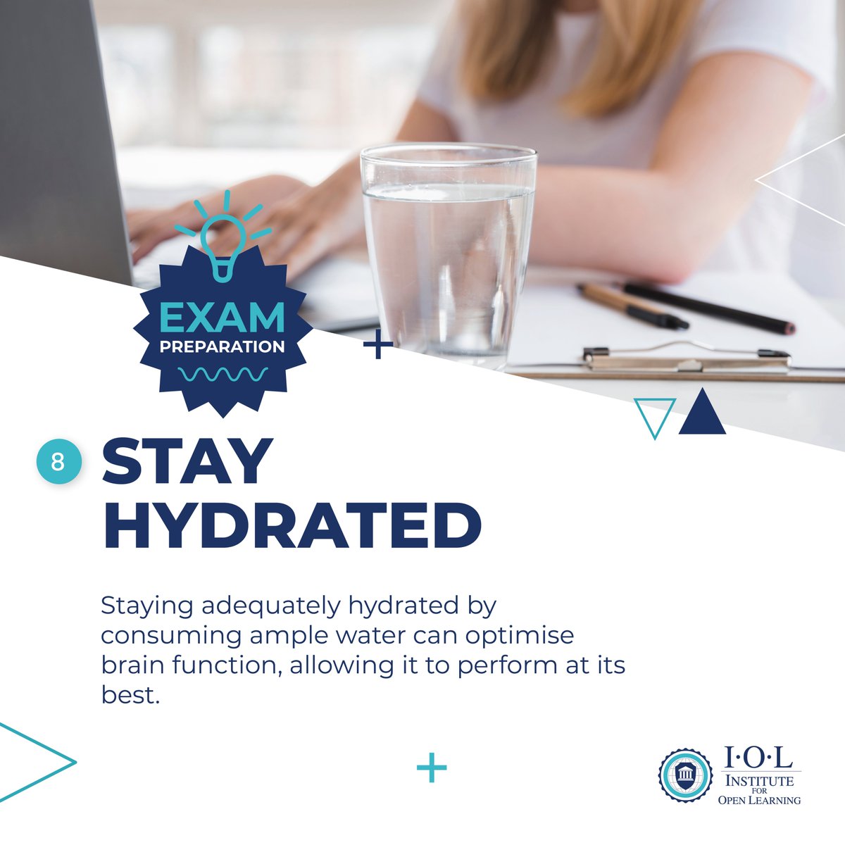 IOLnam's tweet photo. Staying hydrated is crucial for maintaining focus, cognitive function, and overall well-being during exams.
Avoid Energy Drinks: Stay away from energy drinks, as they can lead to dehydration due to high caffeine and sugar content. # examprep #examsucess #drinkwater https://t.co/xqBUyoXH7z