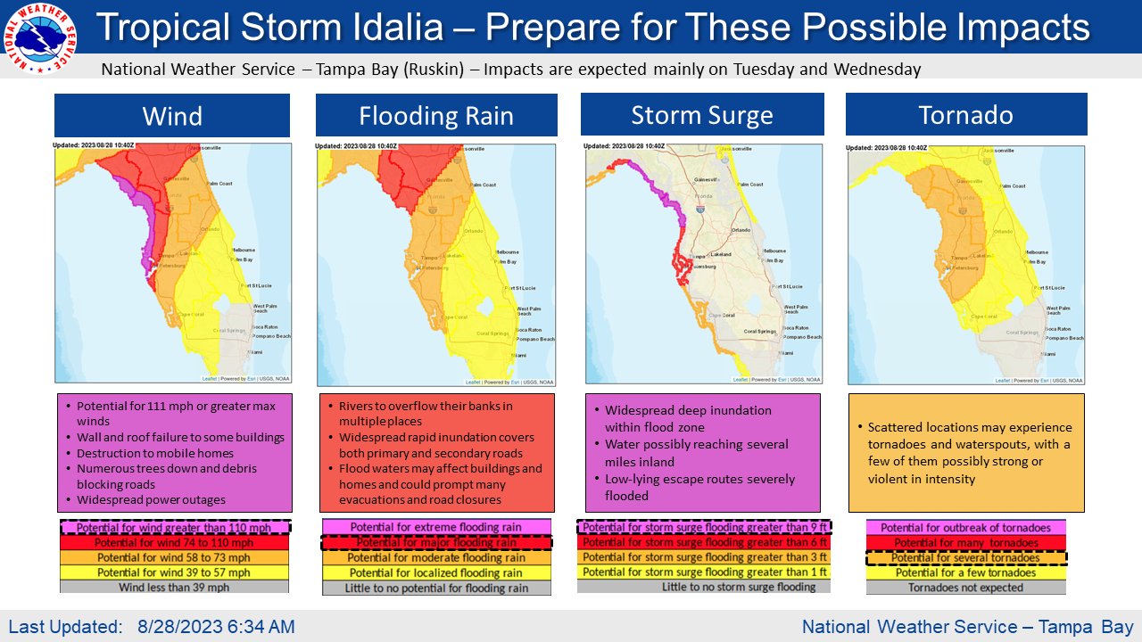Tampa Bay Area Map Evacuation Zone Hurricane Evacuation Centers