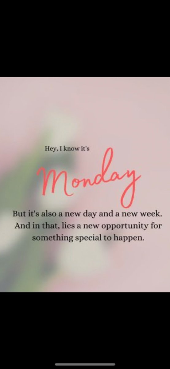 #MondayInspiration
