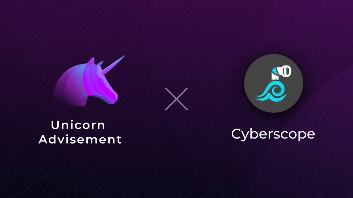 Uni_Adv's tweet photo. 🦄 Unicorn Advisement x @Cyberscope_io 🚀

We are proud to announce a Strategic Partnership with one of the leading audit &amp; KYC authorities!

✓  1200+ Smart Contract Audits
✓  1B+ Assets Secured
✓  500+ KYCs

Article:
https://t.co/2MkL0OyqDw https://t.co/BA1ap25ah2