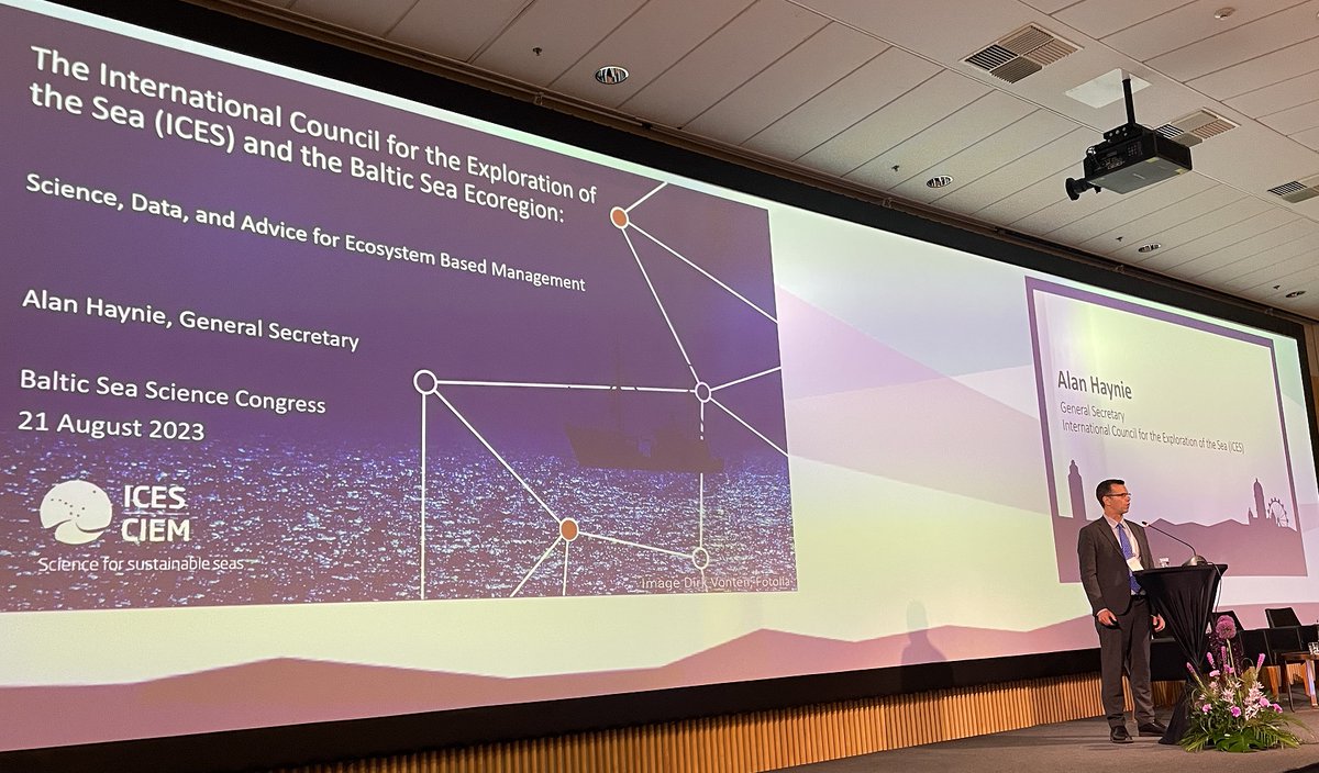 ICESmarine's tweet image. &quot;Baltic Sea #science has always been a core focus of ICES. Through our science, data &amp;amp; advice our network is working to meet the diverse scientific challenges facing this ecoregion.&quot;
Our General Secretary @AlanHaynie gave an opening keynote at #BSSC2023 in Helsinki last week.