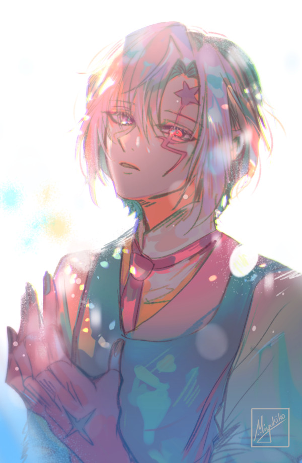 「[DGM] colourful Allen scribbly drawings 」|ミユ ଘ(੭⌒ᴗര)੭✧ Vtuber comms / Doujima H52のイラスト