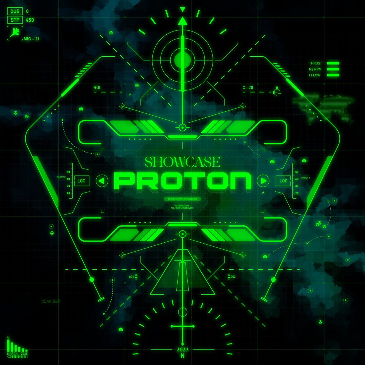 PurpleGusher1's tweet image. proton hud