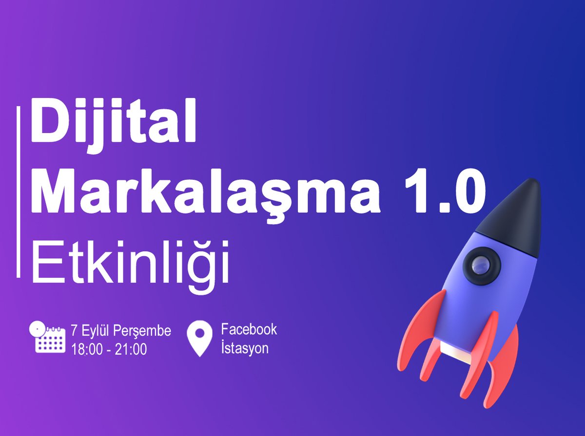 Dijital Markalaşma 1.0 Etkinliği İçin Geri Sayım I @brandingtr_ 

▶ bit.ly/3ssZjGz
#BrandingTürkiye #Haberler #DijitalMarkalaşma #Etkinlik #Facebookİstasyon #MarkerGroupe #JCI #EmpathosAcademy #Nöropazarlama #DijitalPazarlama #MarkaYönetimi #Event #HaniKurumsaldık