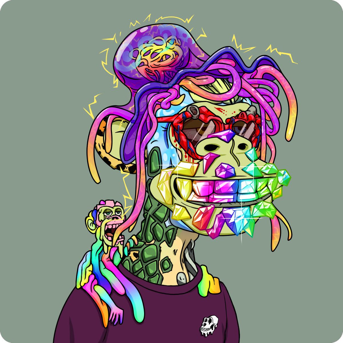 TrippyLasers's tweet photo. Happy Mutant Monday from my insane crew to yours! https://t.co/0Caz9H46TH