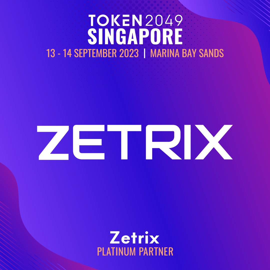 Meet <a href="/zetrix_official/">Zetrix</a>, Platinum Partner at #TOKEN2049.

Zetrix is a next-gen L1 public blockchain built to digitise government applications and cross-border trade.

More: zetrix.com
Tickets: asia.token2049.com/tickets