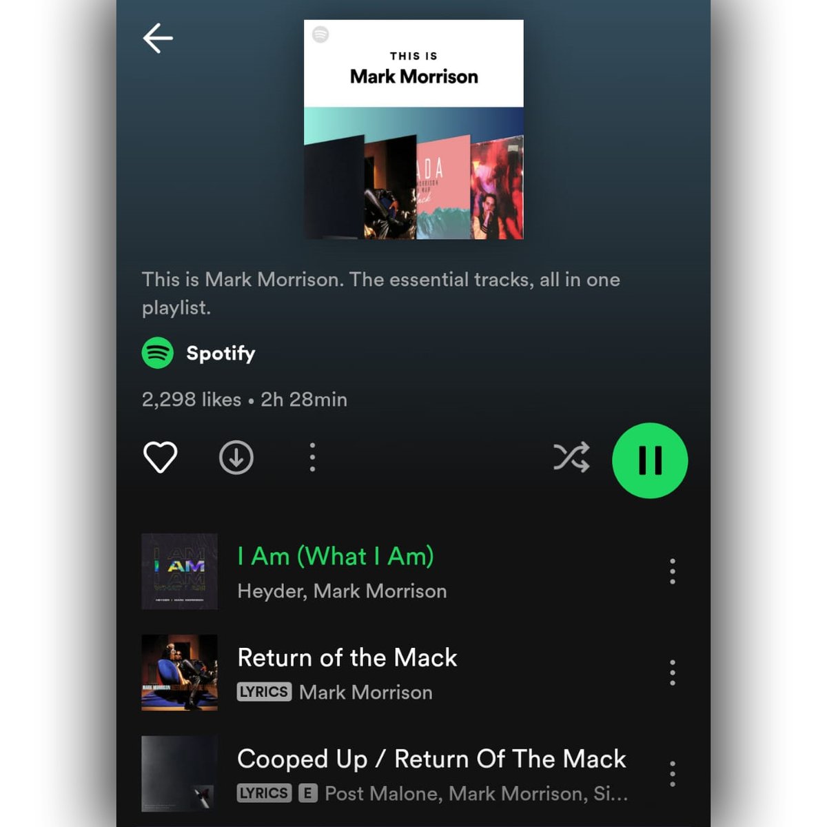 So, Let's Talk (@so_lets_talk) on Twitter photo Listen to "I Am (What I Am)" now on <a href="/HeyderOfficial/">H E Y D E R</a> Essentials on <a href="/AppleMusic/">Apple Music</a>, and This Is <a href="/_markmorrison/">Mark Morrison</a> on <a href="/Spotify/">Spotify</a>.
Heyder Essentials
music.apple.com/tr/playlist/he…
This Is Mark Morrison
open.spotify.com/playlist/37i9d… Listen to "I Am (What I Am)" now on <a href="/HeyderOfficial/">H E Y D E R</a> Essentials on <a href="/AppleMusic/">Apple Music</a>, and This Is <a href="/_markmorrison/">Mark Morrison</a> on <a href="/Spotify/">Spotify</a>.
Heyder Essentials
music.apple.com/tr/playlist/he…
This Is Mark Morrison
open.spotify.com/playlist/37i9d…