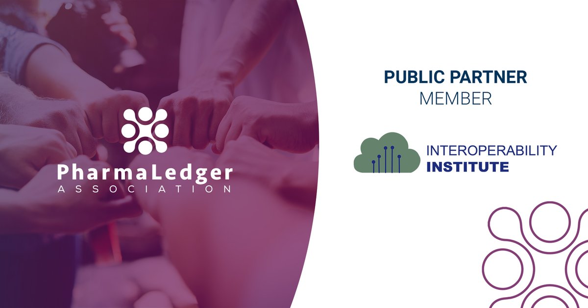 PharmaLedger's tweet photo. Happy #MembershipMonday everyone! Today we welcome another new member, the @TheInteropInst, representing the Public Partner member class. 👏 👏
Mary Kratz #digitaltrustecosystem #pharmaledger #pharmaledgerassociation https://t.co/48j9Sxt2Zf