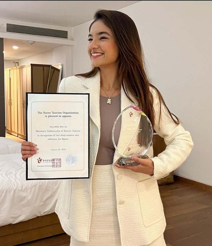 Peachysen_'s tweet photo. Congratulations
#AnushkaSen
AMBASSADOR OF KOREA TOURISM https://t.co/wGh7Z6vBL0