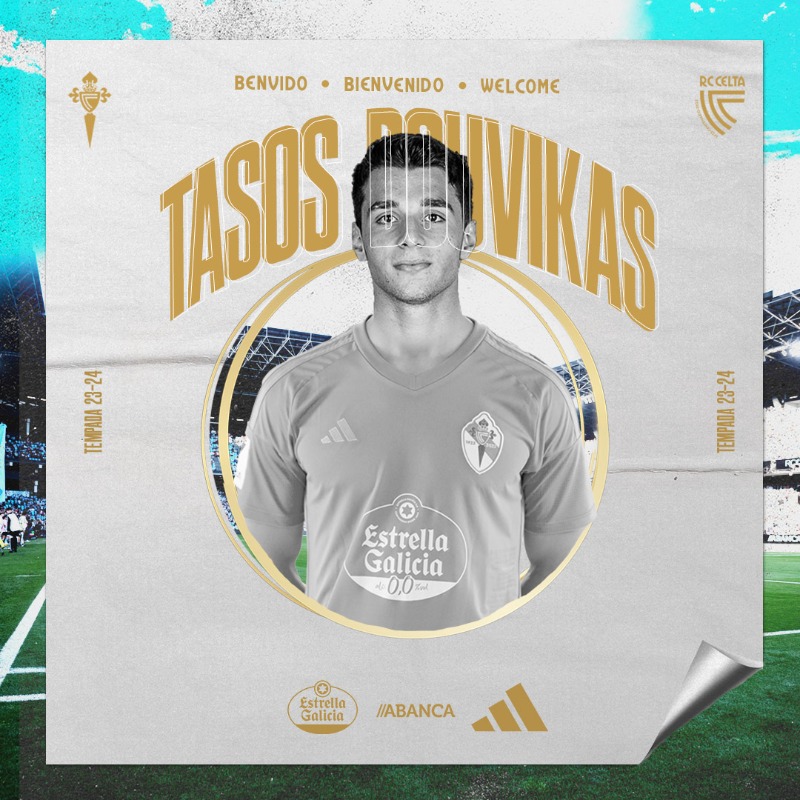 RCCelta's tweet photo. 𝗢𝗙𝗜𝗖𝗜𝗔𝗟 📣 Douvikas llega al Olimpo celeste 🇬🇷

El máximo goleador de la #Eredivisie, internacional con @EthnikiOmada, fortalece nuestra delantera hasta 2028 ✍️

¡Bienvenido, Tasos! Καλώς ήρθατε! 🙌

#BenvidoDouvikas