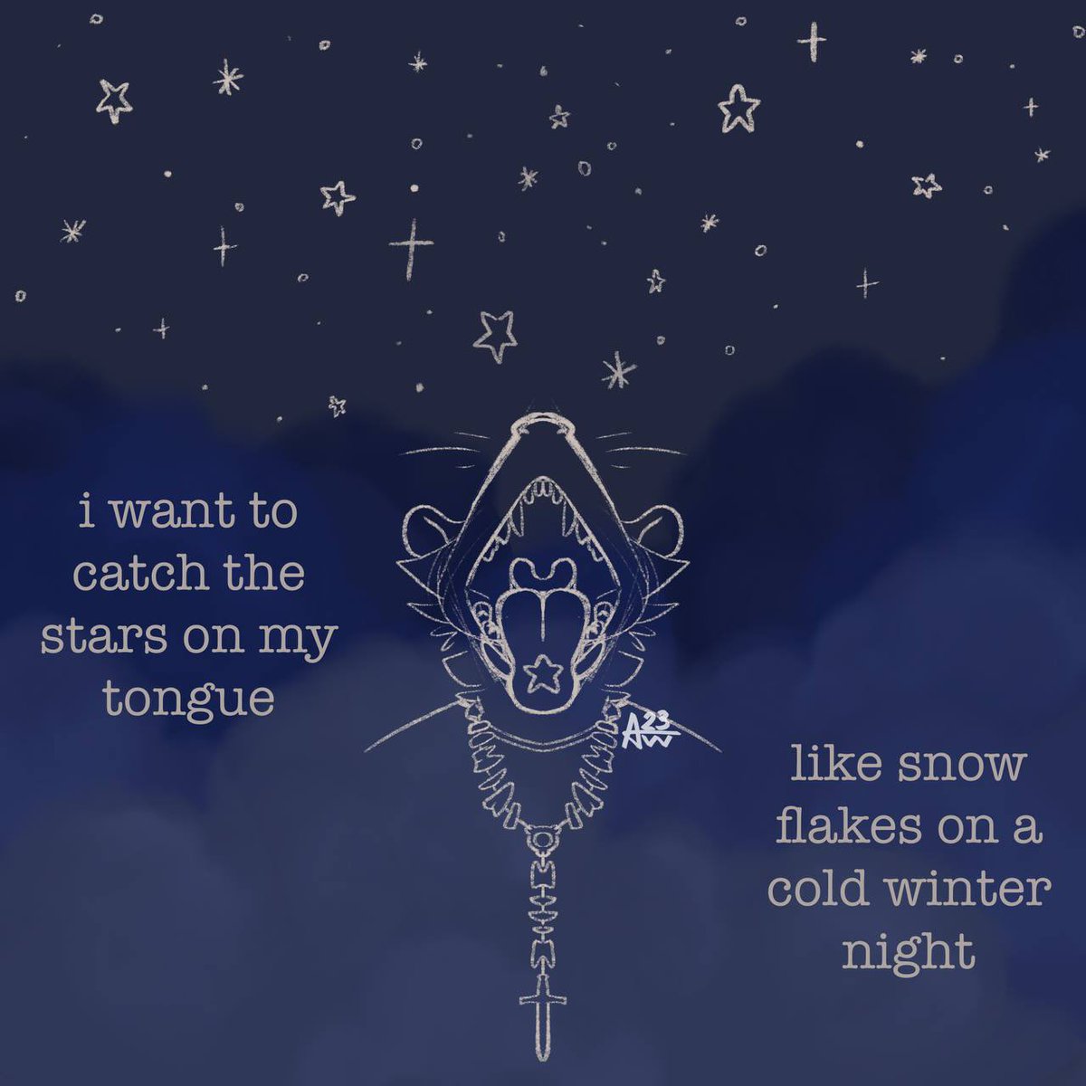 brokenjawbone's tweet photo. A little sketch from the other night c: https://t.co/EilJFTdc0n