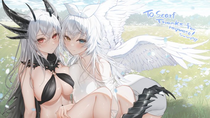 竜人ちゃん🐲と天使ちゃん👼 