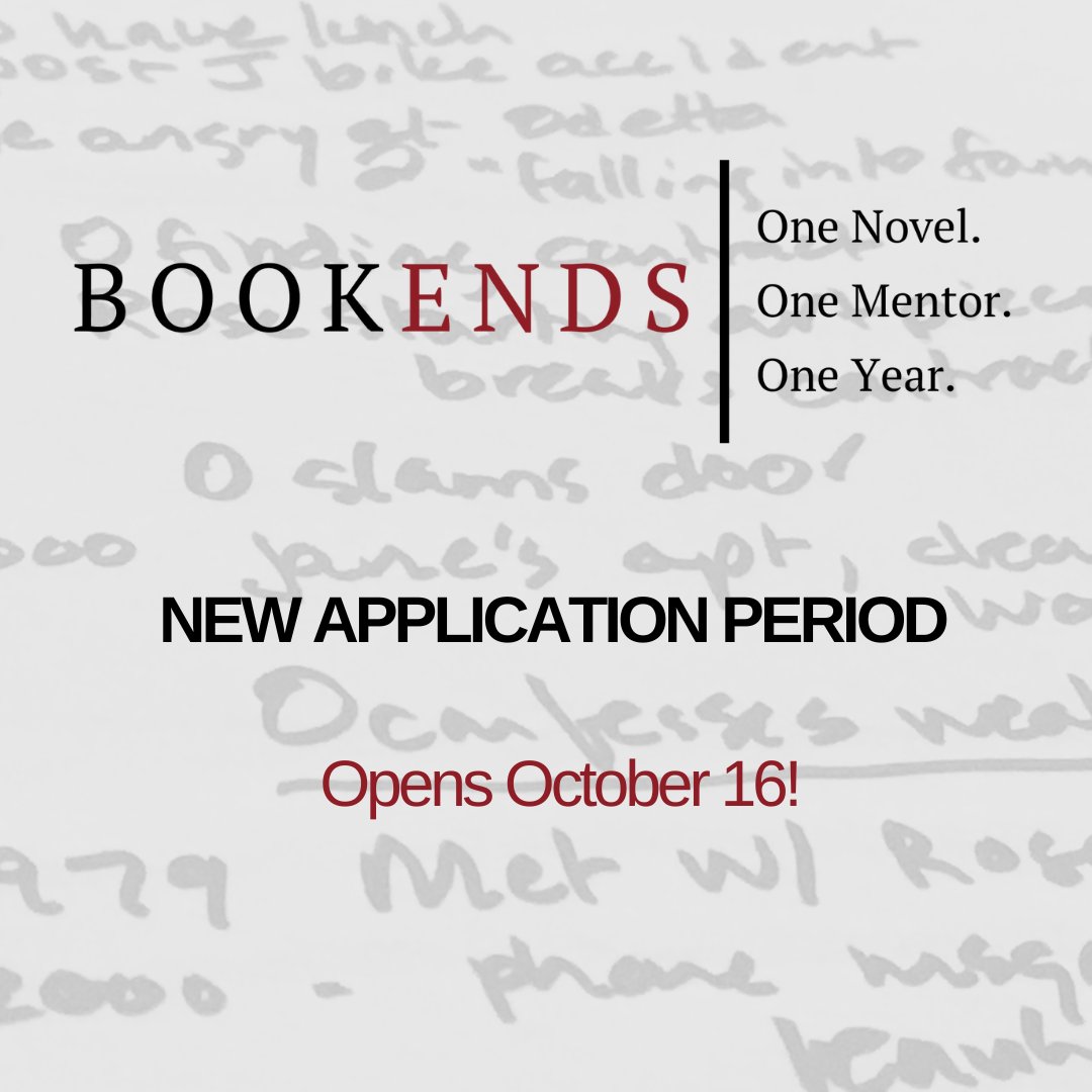 The BookEnds team is excited to start reading your work. We open for admissions October 16, and close after receiving 50 applications or on December 4—whichever comes first. For details, see link in bio, and contact us with questions: bookends@stonybrook.edu.