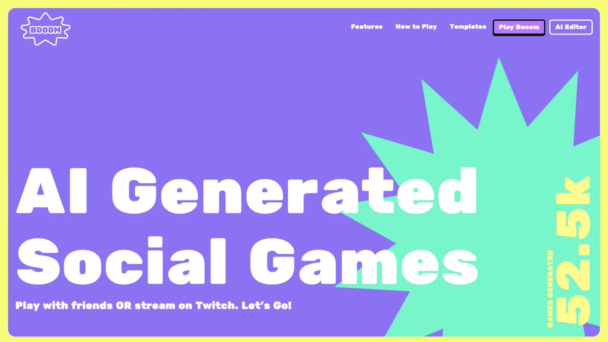 curaitedtech's tweet image. Ready to level up your trivia game? 🎮🧠 Gather your friends, colleagues, and family for a thrilling AI-generated Trivia Battle using Booom! 🤩🔥 Challenge your wits, have fun, and see who comes out on top! 🏆 #TriviaBattle #Booom #GameOn - curaited.tech/product/booom/