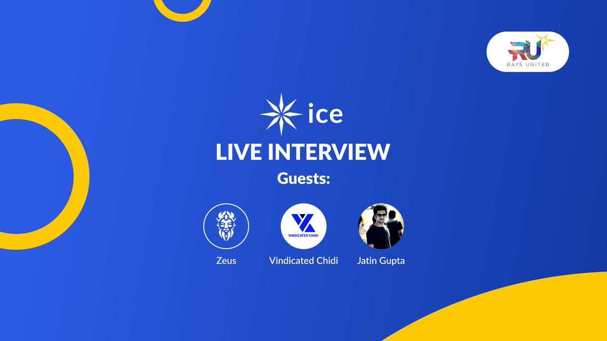 jatingupta0003's tweet photo. ♻️ Retweet ♥️ Like 🐦 Follow 

Anticipate Soon.
Live session with the Founder of @ice_blockchain @ice_z3us 

Number 1 #IceNetwork miner @Vindicatedchidi

Live on @_raysunited channel.

Get Ready.
Join My Team 
👇
https://t.co/zCLuhlIwtT https://t.co/wOewech4SH