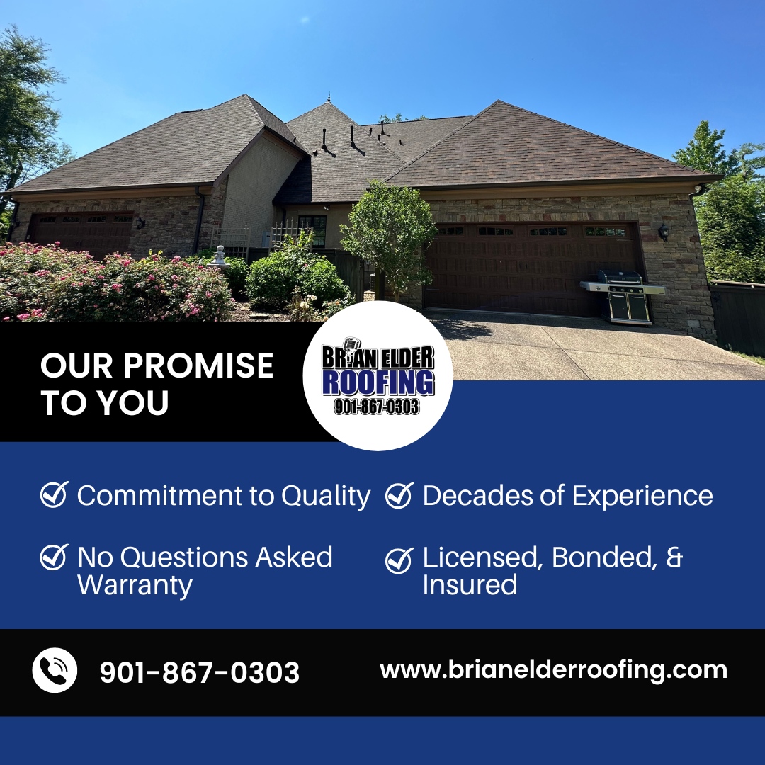 MemphisRoofs's tweet photo. We take our promise to you seriously!

At Brian Elder Roofing, our business is built on the reputation of satisfied home and business owners that in turn tell their friends and business associates about us. 

Give us a call, 901-867-0303, and let us prove to you that we are th... https://t.co/f2fh8lgKdv