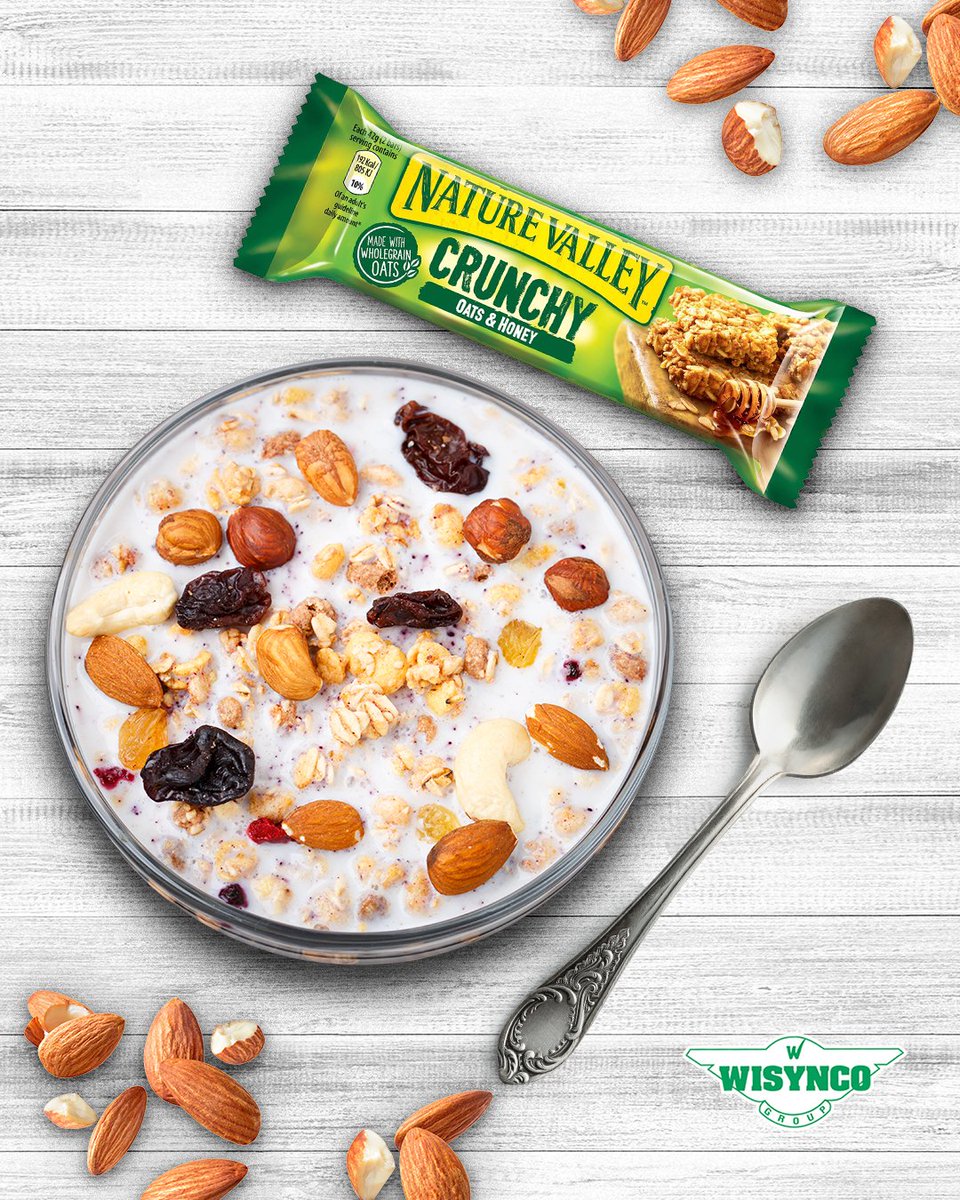 Wisynco's tweet photo. A nourishing breakfast sets the tone for a productive day. Wouldn’t you agree?
#NatureValley #NatureValleyBar #TeamWisynco https://t.co/DNJkFEQuQ5