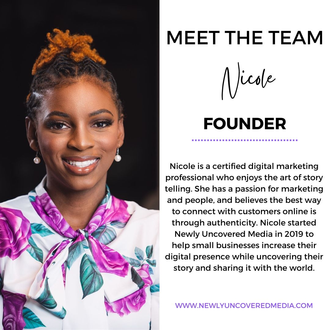 NUMedia_'s tweet photo. Happy #MarketingMonday! To those who are new to Newly Uncovered Media, meet our team. 

Meet Newly Uncovered Media's founder, Nicole. 

Follow Nicole on social media: 

Threads: @UncoveredByNicole
Instagram: @UncoveredByNic

#NUMediaLLC #NewlyUncoveredMedia #LetsConnect https://t.co/IWvSb3FhGE