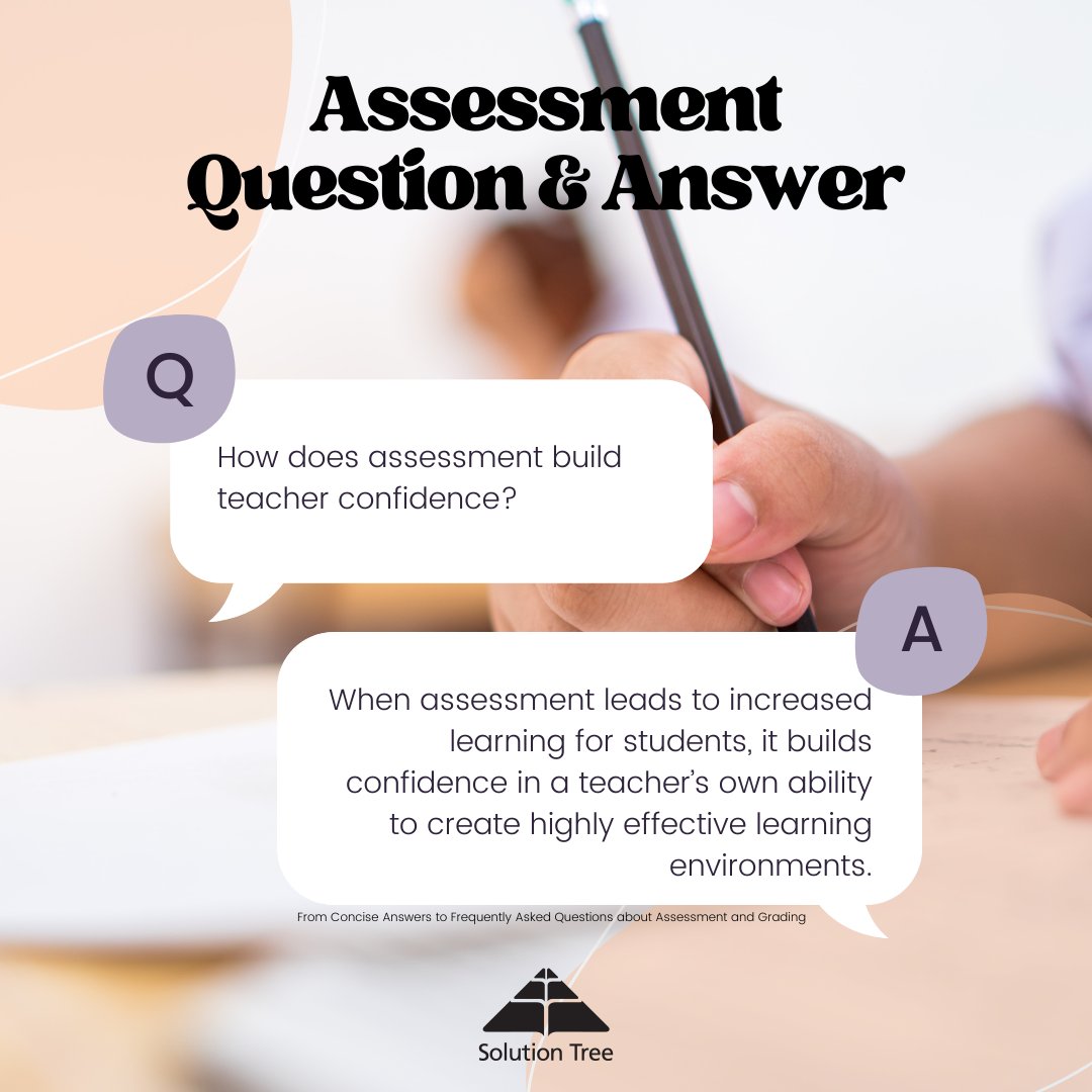 You probably know that quality assessment leads to improved student learning. But did you also know it leads to improved efficacy for teachers? Get answers to all your #assessment FAQs: bit.ly/3OsqKHQ @NicoleDimich @cerkens @JadiMiller @TomSchimmer @KatieWhite426