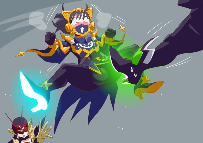 時間操作中に相手のキックの向きを変えることも可能 #キュアライダー #ライダー少女 