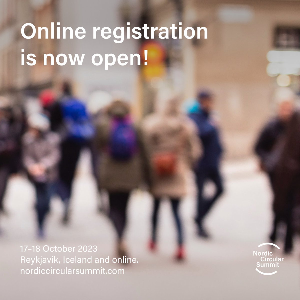 Online registration is now open for Nordic Circular Summit 2023, taking place 17–18 October.

Digital participation is free and open to all. See you there! Register here: 
app.myonvent.com/event/nordic-c…

#NordicCircularSummit #NCS2023 #CircularEconomy #CircularNordic