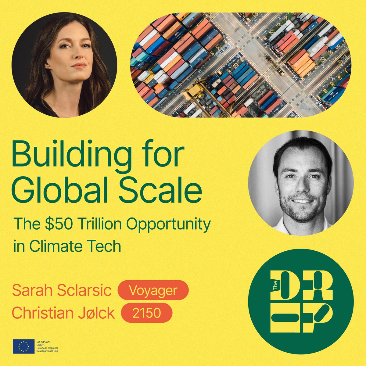 💰 Dive into the $50 trillion opportunity in climate tech with <a href="/sclarsic/">sarah sclarsic</a> <a href="/VoyagerVC/">Voyager</a> &amp; <a href="/cjolck/">Christian Jølck</a> <a href="/2150VC/">2150</a> at The Drop!

During this Ripple, you'll uncover challenges to decarbonising the global economy &amp; learn how to build &amp; invest smartly through examples.

🔗tinyurl.com/2v89p8su