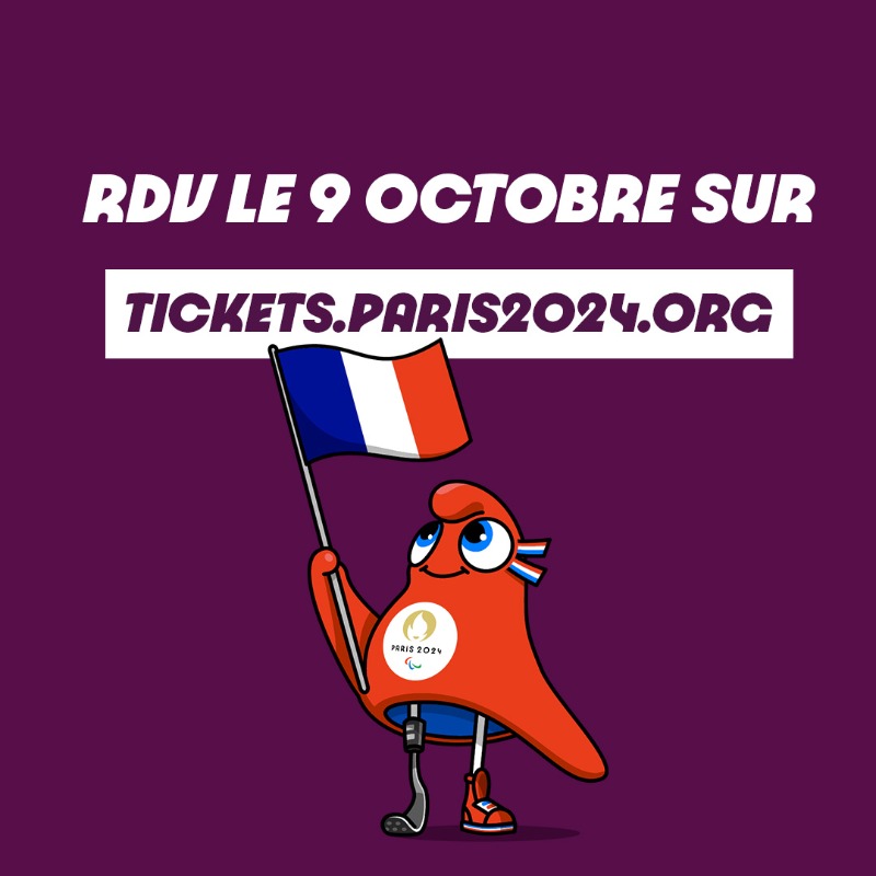 Paris2024's tweet photo. SAVE THE DATE !!
 La billetterie pour les Jeux Paralympiques ouvrira le 9 octobre prochain 🗓️
Ne rate pas l’occasion de vivre les 1er jeux Paralympiques d’été en France !
En attendant voici quelques infos ⤵️