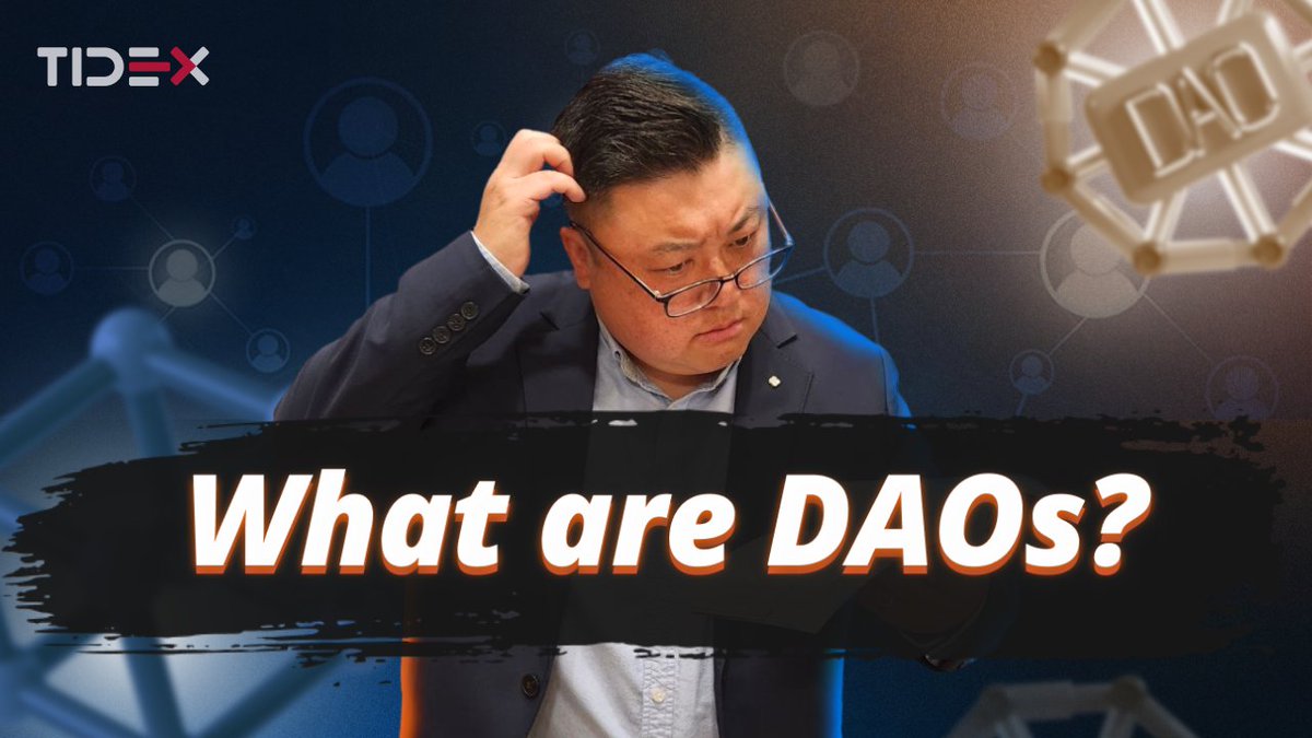 In our latest video, TIDEX CEO, Eric Ma, takes us through what DAOs are and what function they serve in the broader crypto ecosystem.

youtu.be/0j3hOAXegpo

Make sure to like, comment and subscribe to the TIDEX YouTube channel so you don’t miss our next video!