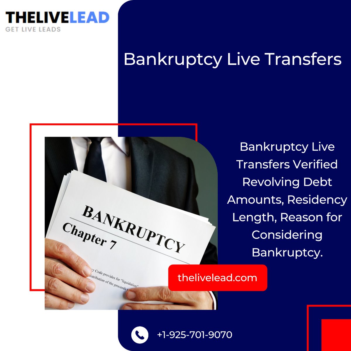theliveleadcom's tweet photo. "Unlocking a path to financial freedom through our bankruptcy live transfers. 📷📷 #BankruptcyRelief #FinancialFreedom"#InstantConnections #HighConversionLeads"#livetransfer #livelead #Mortgagelivetransfers #refinance #mortgage #livetransfers #leadtranfer call us .+1-925-701-9070 https://t.co/XhbNqfZMXX