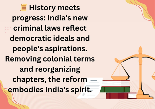 RamgeeyT's tweet photo. Breaking barriers: The New Bhartiya Nyaya Sanhita 2023 replaces archaic terms, aligning with modern standards. It's not just about laws, but also about language, inclusivity, and understanding. #ModernJustice #LegalReforms https://t.co/L0J94rVHeX