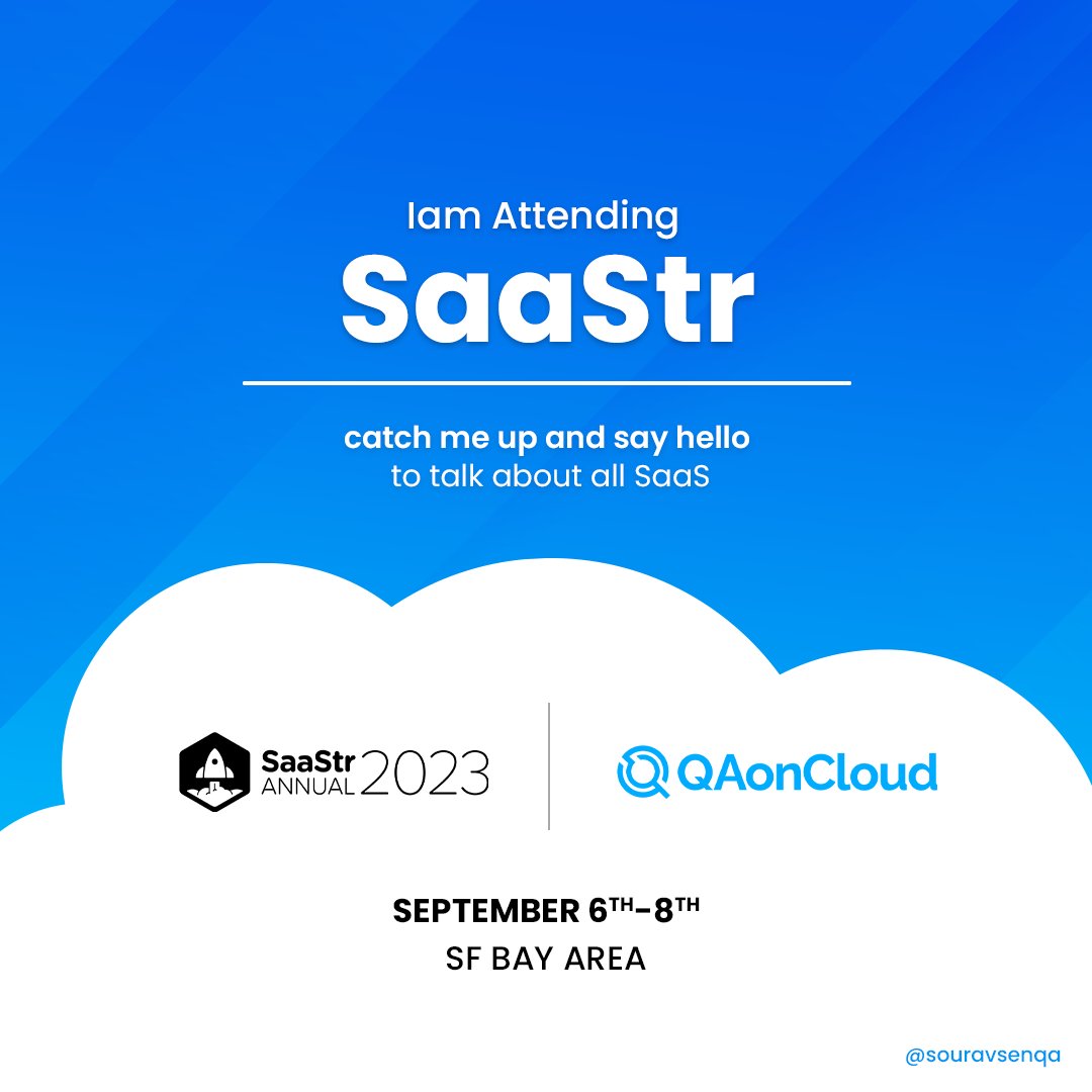 Hey there, Founders attending #SaaStr! How about we meet over a coffee or lunch?  

Drop me a message if you'd like to meet up and chat about all things SaaS. 

#SaaSConnections #SaaStr2023 #SaaS