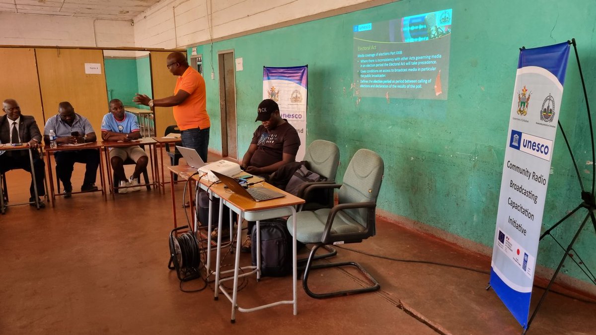 baz_zw's tweet photo. Ongoing workshop on Information and elections in the digital age at Kasambabezi CRS, Kariba
#communitymedia #electionstraining
@FranceZimbabwe @UNDPZimbabwe @unescoROSA @ZECzim @euinzim @ZacrasOnline @NACB263 https://t.co/k2csnygSOM