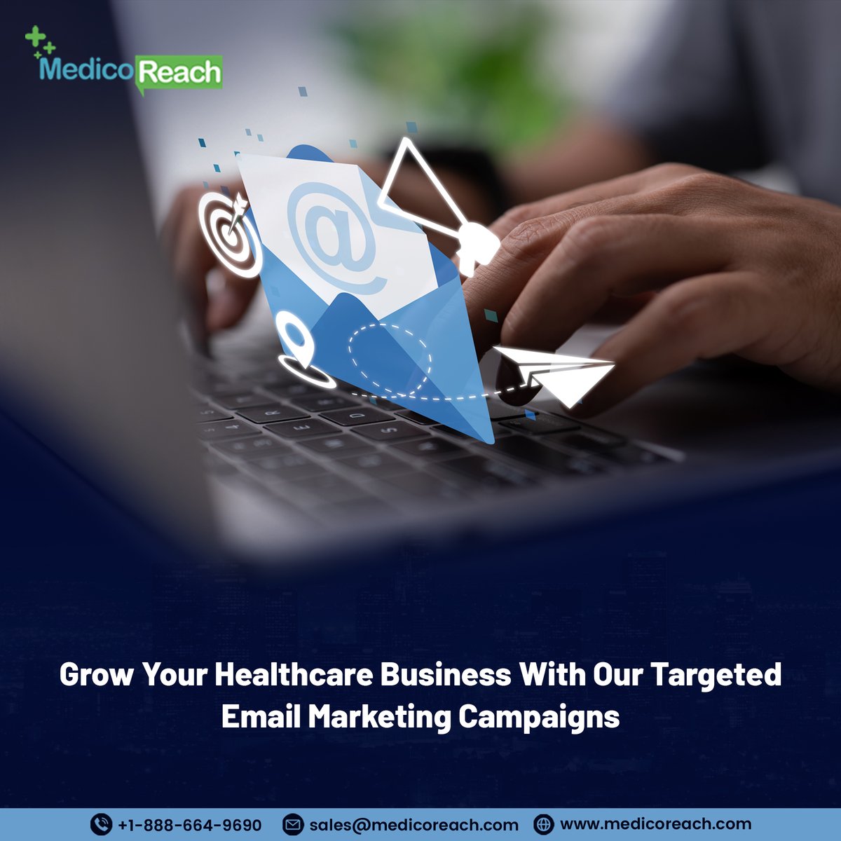 MedicoReach's tweet photo. Elevate Your Healthcare Business with Our Targeted Email Marketing Campaigns. π
.
.
.
.
#MedicoReach #Healthcaremarketing #Emailmarketing #Healthcaredatabase #Healthcaredata #Emailmarketingcampaign #Healthcarebusiness https://t.co/IGuMesqdUF