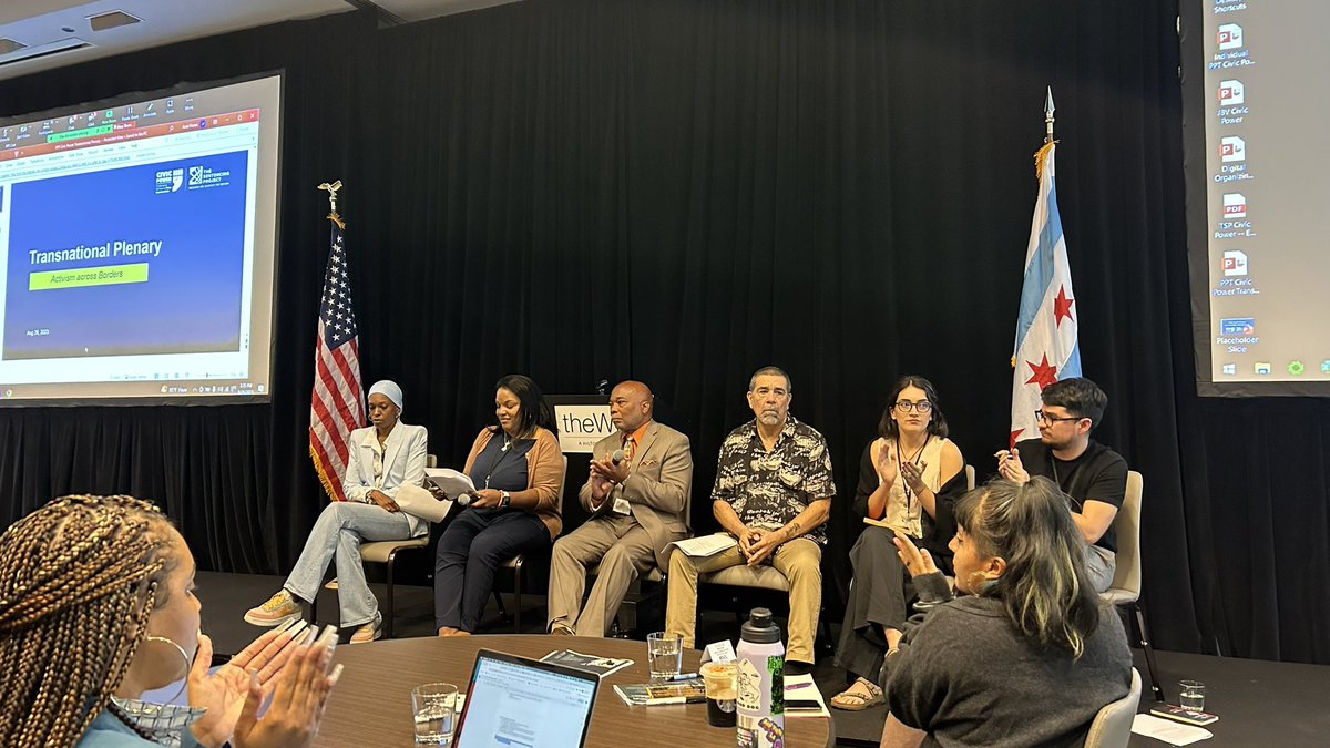 Honor to be amongst those  leading the fight #rightsrestoration..the real work is FOR the people, WITH the people #civicpower2023 @SentencingProj @desmondmeade @pagedukes @nicoleporter @imancentral @ShabazzLifeCoac