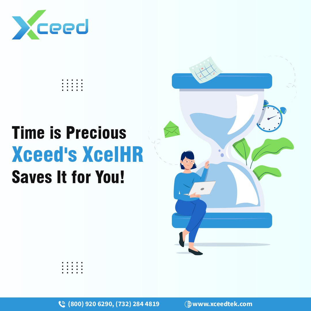 xceed_tech's tweet photo. Time is Precious - Xceed's XcelHR Saves It for You!

#IT #datamigration #automation #mobilefirstapproach #performancereviews #performancereviewsprocess #softwaredevelopement #hrsolutions #hrsoftware #customsoftware #hrmanagementsolutons #xceedtek #xceedtechnologies https://t.co/7iwbTZyuOt