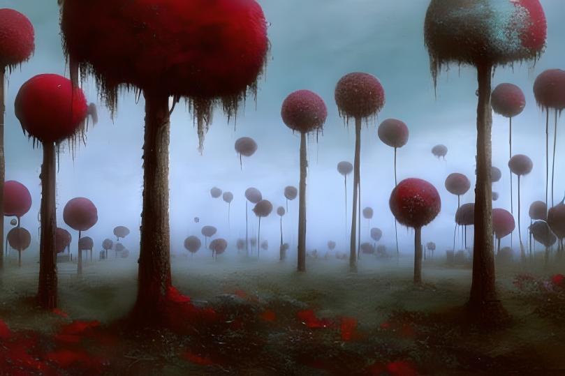 andrzejzarzycki's tweet photo. Zdzisław Beksiński's art meets Stephen Gammell's in these dark visions of nature developed by #ai and #aiart #landscape #portrait #ailandscape #deeplearning #generativeart #natureartist #portrait #natureart #natureai #portraitamazing #deeplearningnerds #deeplearningmachine https://t.co/ZQVvn3q1ik